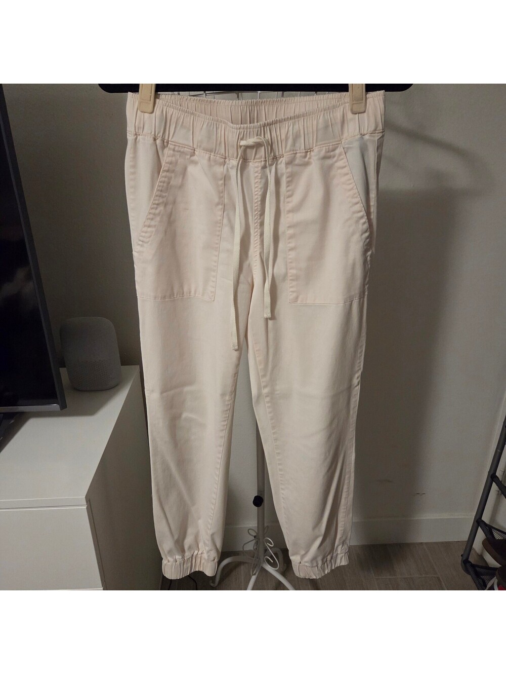 Buffalo David Bitton Women's Cream Jogger Pants Size S